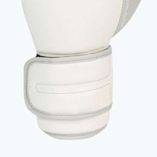 Everlast Powerlock Pu men's boxing gloves white EV2200