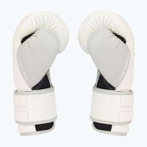 Everlast Powerlock Pu men's boxing gloves white EV2200