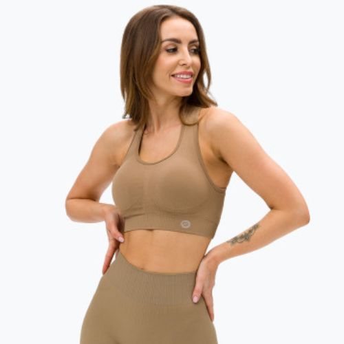 Gym Glamour Push Up Nude 320 fitness bra
