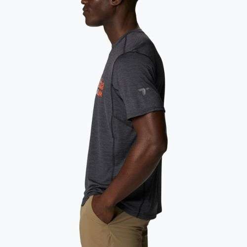 Columbia Titan Pass Graphic Tee men's trekking shirt black 1991471