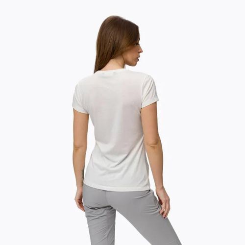 Women's trekking shirt Salewa Solid Dry white 00-0000027019