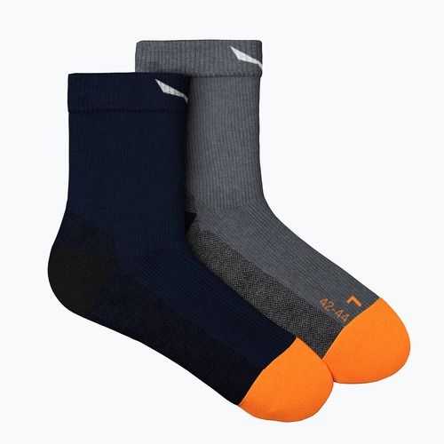 Salewa MTN TRN AM men's trekking socks navy blue-grey 00-0000069034