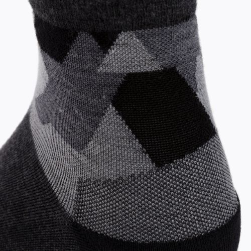 Men's trekking socks Salewa Pedroc Camo AM QRT black 00-0000069041