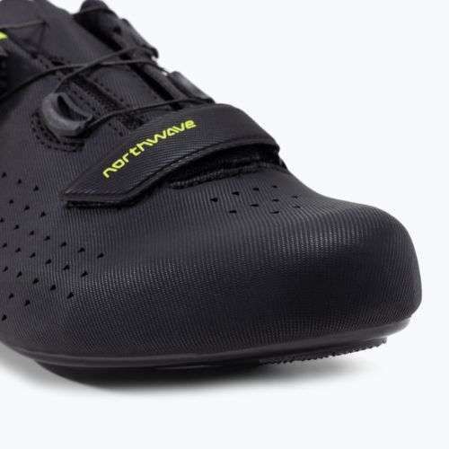 Northwave Core Plus 2 men's road shoes black/yellow 80211012