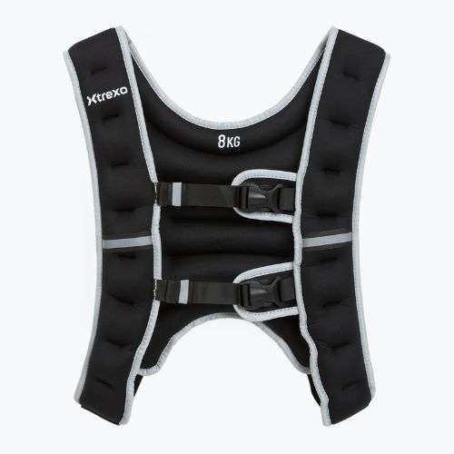 XTREXO 8kg weight training waistcoat black WV-08