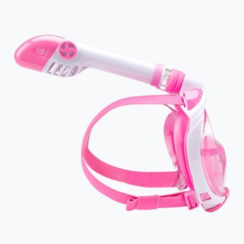 Children's full face mask for snorkelling AQUASTIC pink SMK-01R