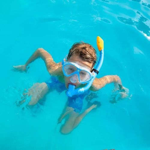 Children's AQUASTIC Snorkelling set blue MSFK-01SN