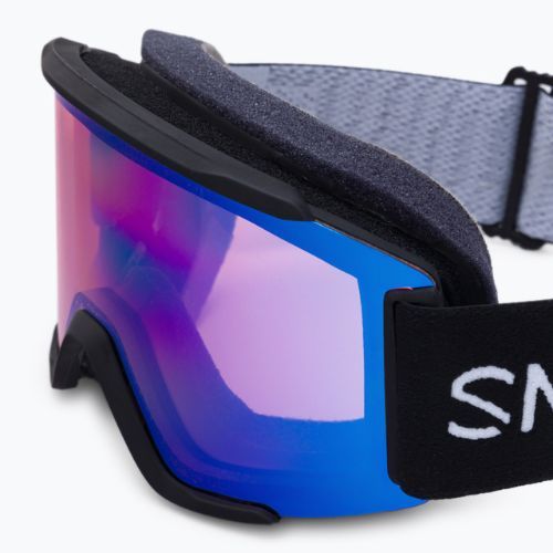 Smith Squad S black/chromapop photochromic rose flash ski goggles M00764