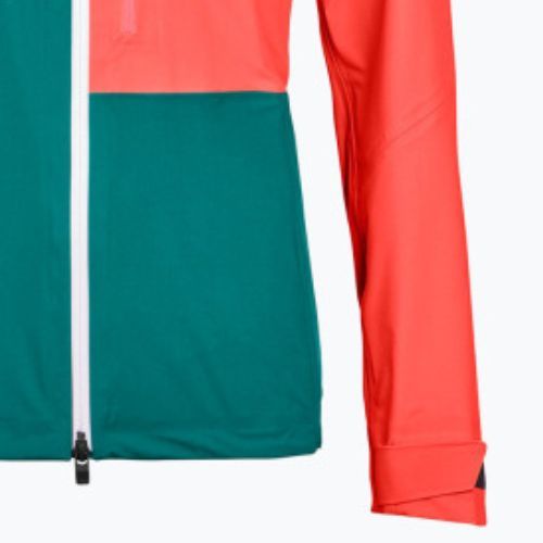 Women's ORTOVOX 3L Ortler rain jacket green 70616