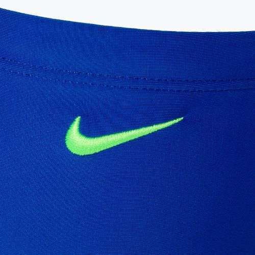 Nike Multi Logo Square Leg children's swim boxers blue NESSD042-494