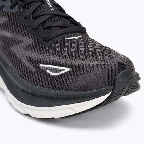 Women's running shoes HOKA Clifton 9 black/white