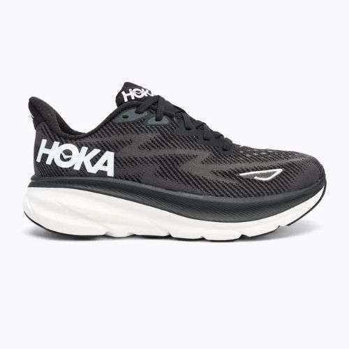Women's running shoes HOKA Clifton 9 black/white