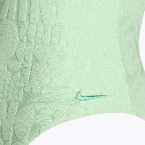 Women's one-piece swimsuit Nike Retro Flow Terry vapor green