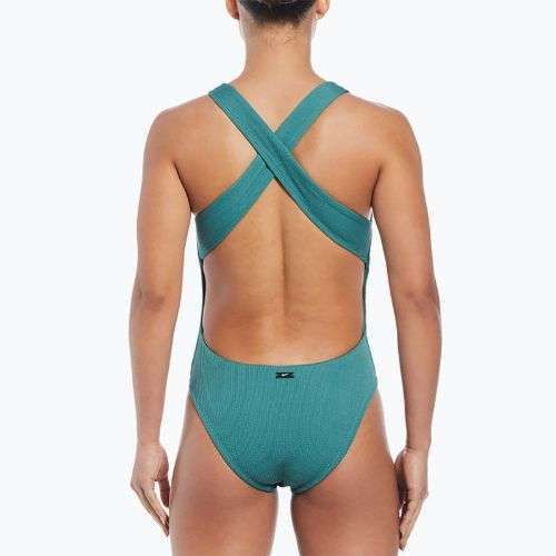 Nike Elevated Essential Pucker Crossback bicoastal one-piece swimsuit