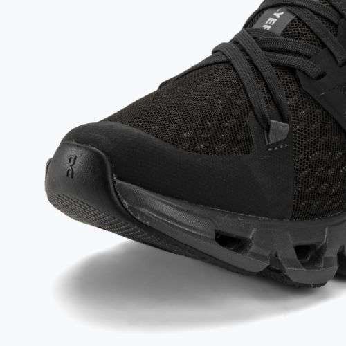 Women's On Cloudflyer 4 black/white running shoes
