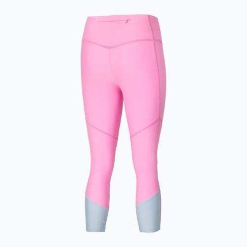 Women's Mizuno Impulse Core 3/4 lilac chiffon leggings
