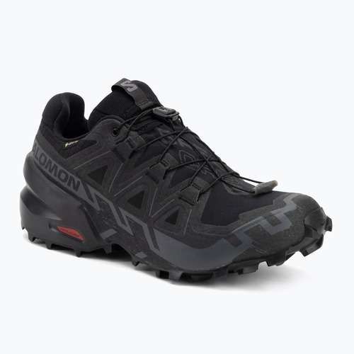 Women's running shoes Salomon Speedcross 6 GTX black/black/phan