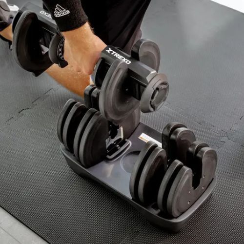 XTREXO adjustable dumbbell TXO-B4W001 40 kg black