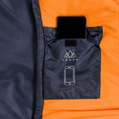 KADVA Light 1000 L sleeping bag left grey