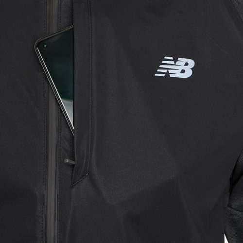 Men's New Balance Seasonal Premium Print running jacket black