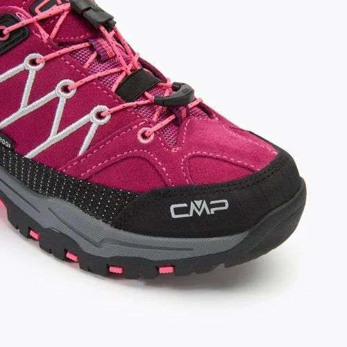 CMP children's trekking boots Rigel Low Wp berry / pink fluo