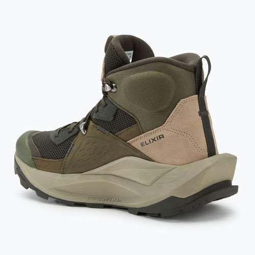 Salomon Elixir Mid GTX men's hiking boots peat/vintage khaki/castlerock