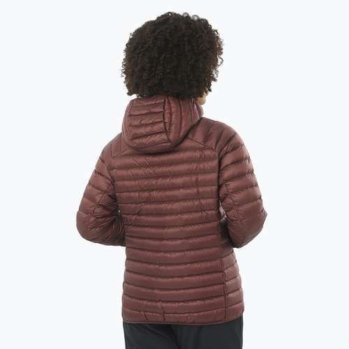 Women's Salomon Elixir Micro Down Jacket Hd rum raisin