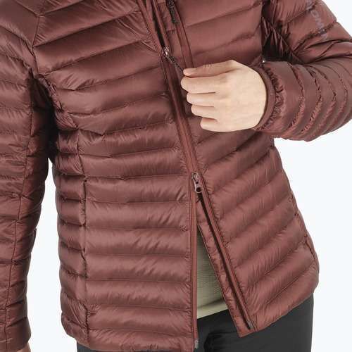 Women's Salomon Elixir Micro Down Jacket Hd rum raisin