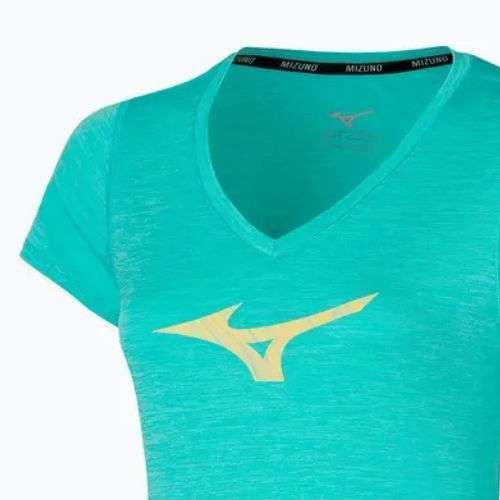Women's running shirt Mizuno Impulse Core RB Tee blue turquoise