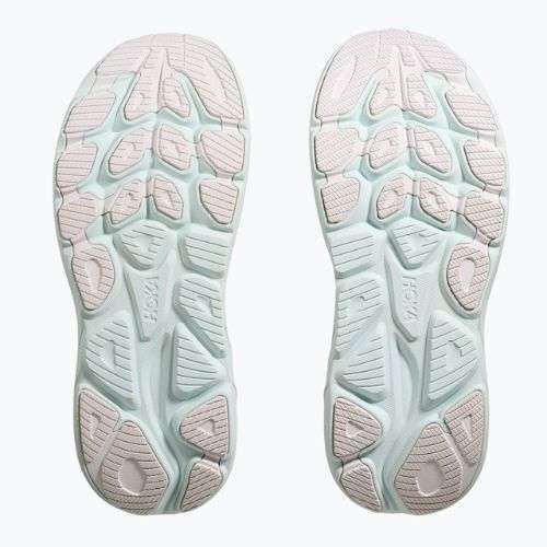 Women's running shoes HOKA Clifton 10 white/cielo blue