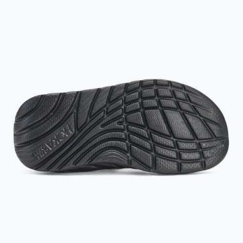 Women's flip-flops HOKA Ora Recovery Flip Flops black/dark gull gray