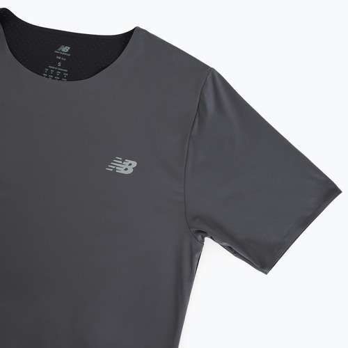 Men's New Balance Race Day graphite running shirt