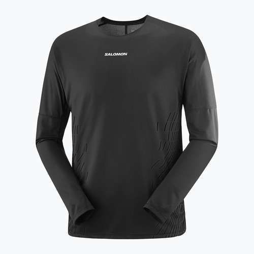 Men's running longsleeve Salomon Sense Aero GFX deep black
