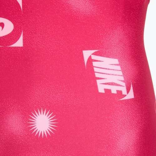 Children's one-piece swimsuit Nike Hydrastrong Fastback rush pink