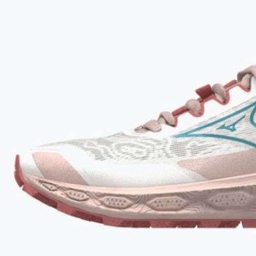 Women's running shoes Mizuno Wave Mujin 11 snow white/larkspur/faded rode