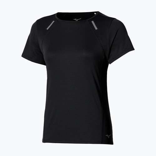 Women's running top Mizuno Active DryAeroFlow Tee black