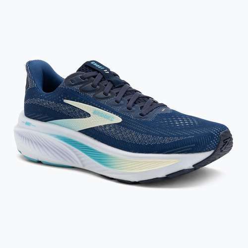 Women's running shoes Brooks Ghost 17 navy/green/turquoise