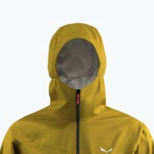 Men's rain jacket Salewa Puez Aqua 4 PTX 2.5L olive oil/0910