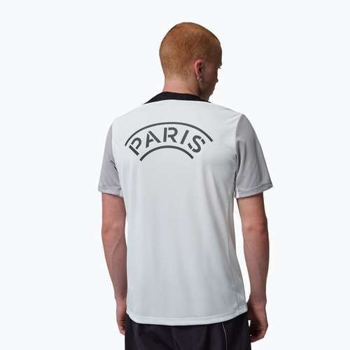 Men's football T-shirt Nike Paris Saint-Germain Strike SE white/atmosphere grey/black