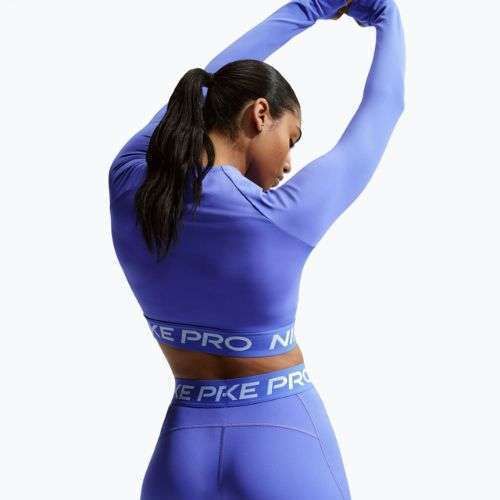 Women's shorts Nike Pro Mid-Rise Biker 3" sapphire/white