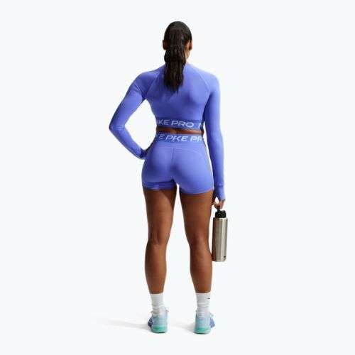 Women's shorts Nike Pro Mid-Rise Biker 3" sapphire/white