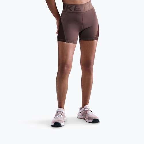 Women's shorts Nike Pro Sculpt High Waisted 5" Biker tattoo/burgundy crush/white