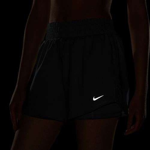Women's shorts Nike One Dri-Fit High-Waisted 3" 2In1 smoke grey/heather/white