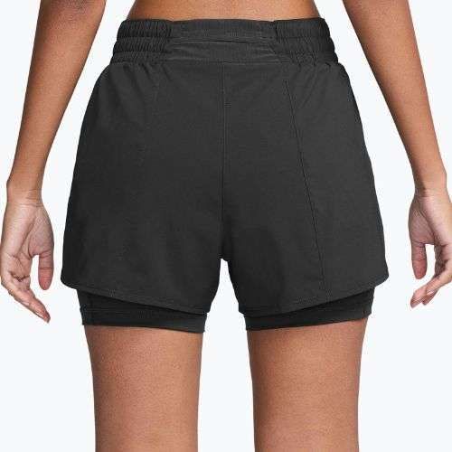 Women's shorts Nike One Dri-Fit High-Waisted 3" 2In1 black/white
