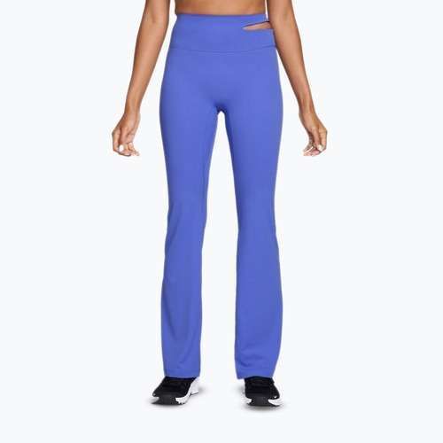 Women's training trousers Nike Zenvy High-Waisted Flared sapphire/white