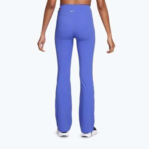 Women's training trousers Nike Zenvy High-Waisted Flared sapphire/white