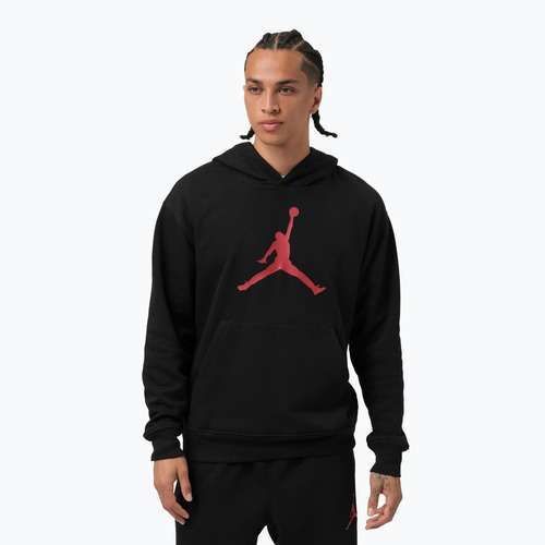 Men's sweatshirt Jordan Pullover Hoodie black/gym red