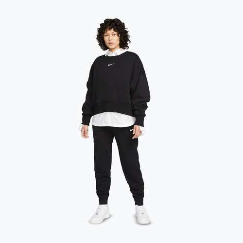 Women's sweatshirt Nike Sportswear Phoenix Fleece Oversized black/sail