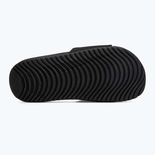 Children's slides Nike Kawa black/metallic gold