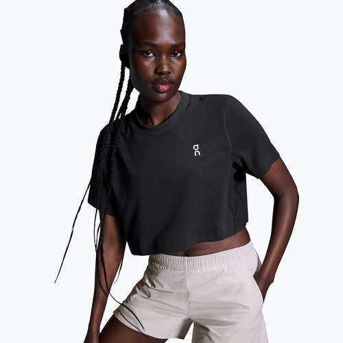 Women's training T-shirt On Train-T Crop black
